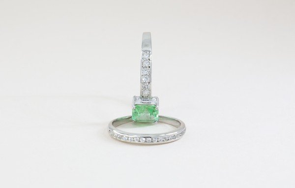 Aliança Diamantes 2 pontos