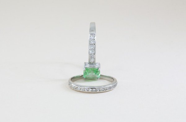 Aliança Diamantes 2 pontos
