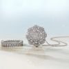 Aliança Inteira Navetes Diamantes