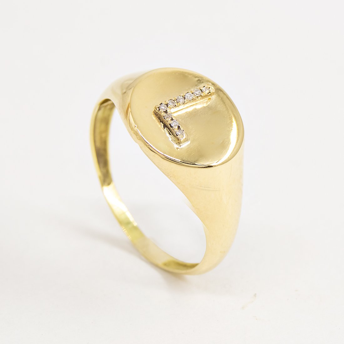 Anel Dedinho Letra Diamantes