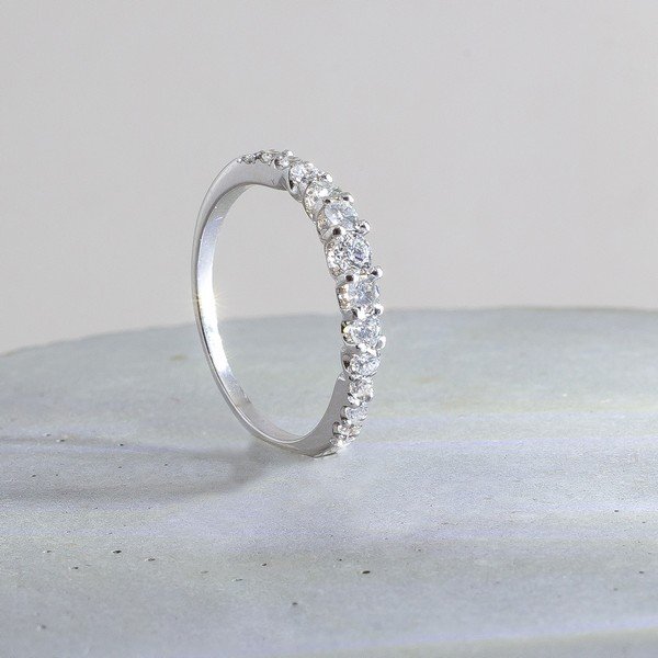 Anel Degradê Diamantes Extras