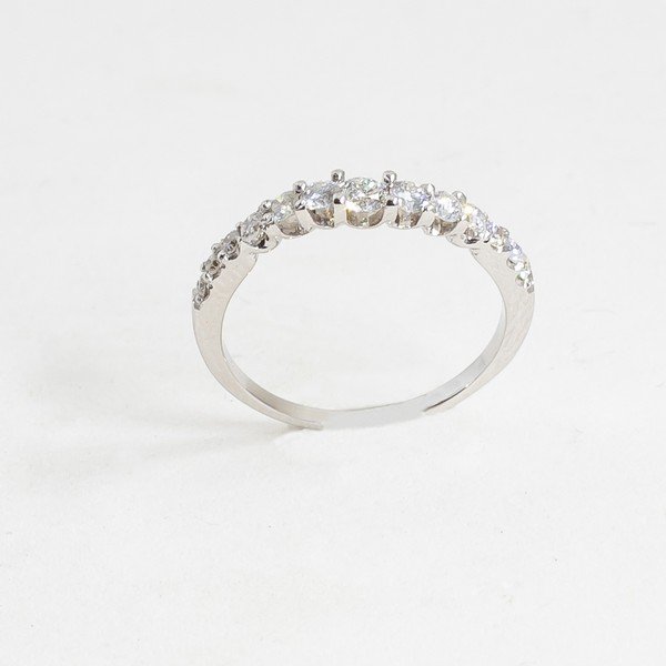 Anel Degradê Diamantes Extras