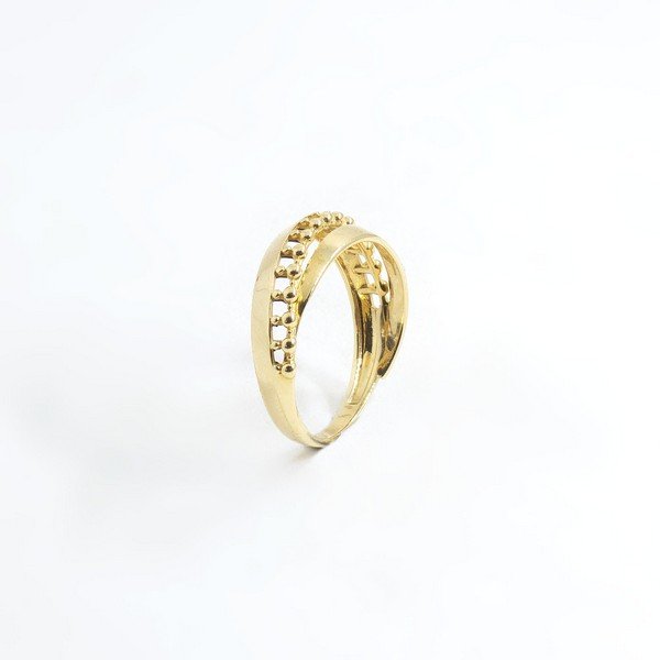 Anel Double Curve Coroinha