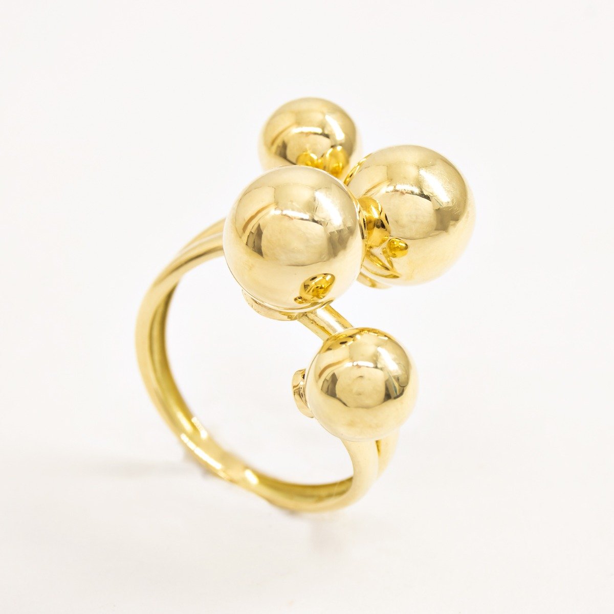 Anel Fancys Premium Ouro Liso 18k