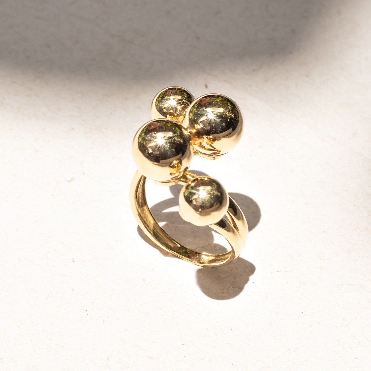 Anel Fancys Premium Ouro Liso 18k