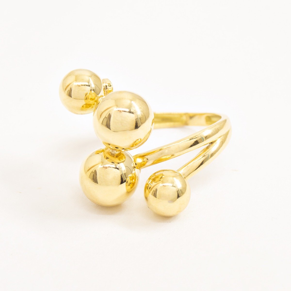 Anel Fancys Premium Ouro Liso 18k