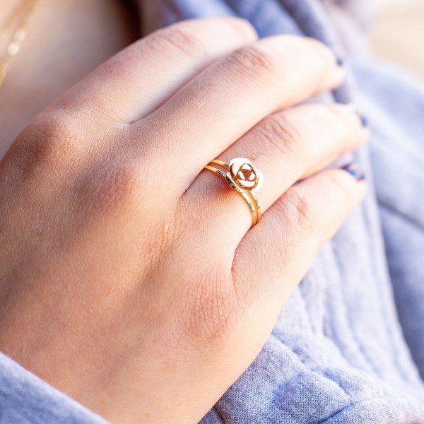 Anel Florzinha Fleur Ouro 18K