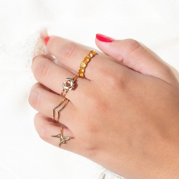 Anel Florzinha Fleur Ouro 18K