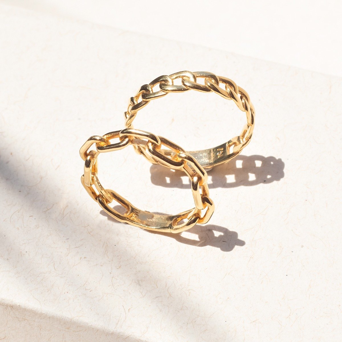 Anel Grumet Ouro Liso 18k