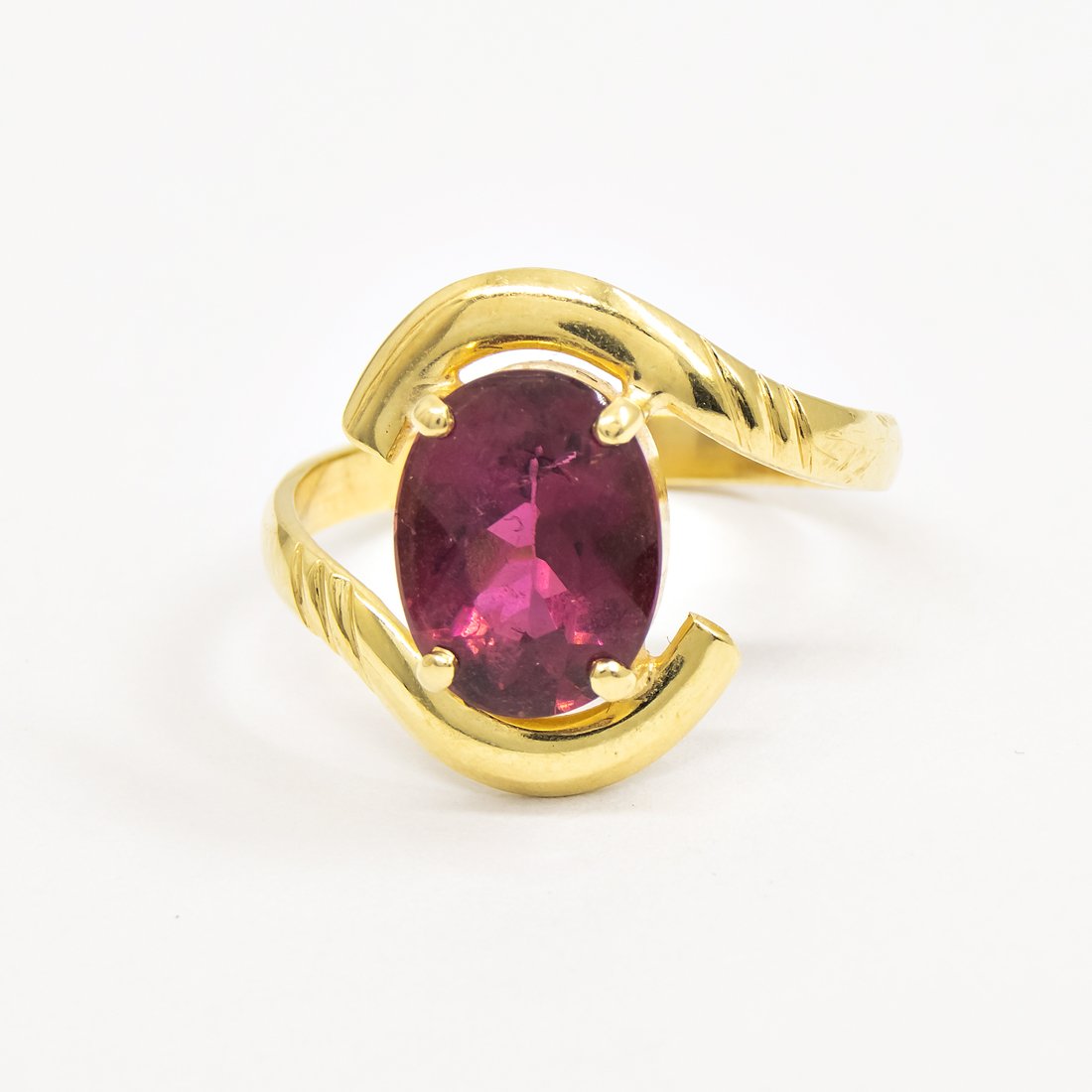 Anel Gypsy Turmalina Rosa 
