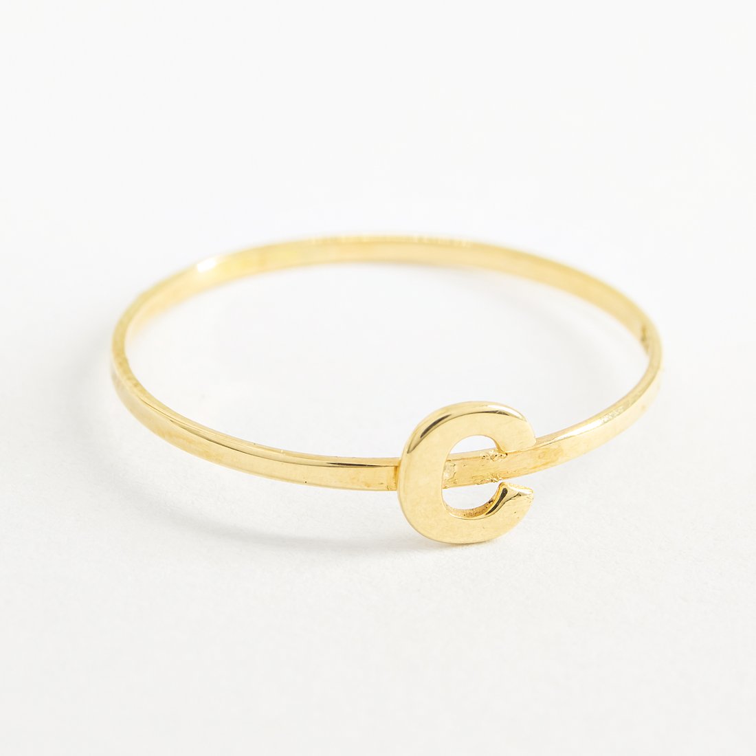 Anel Letrinha Ouro 18K