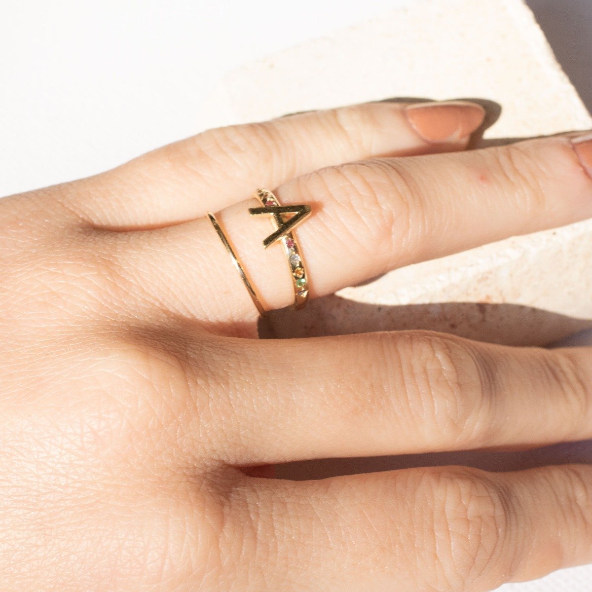 Anel Line Ouro 18K