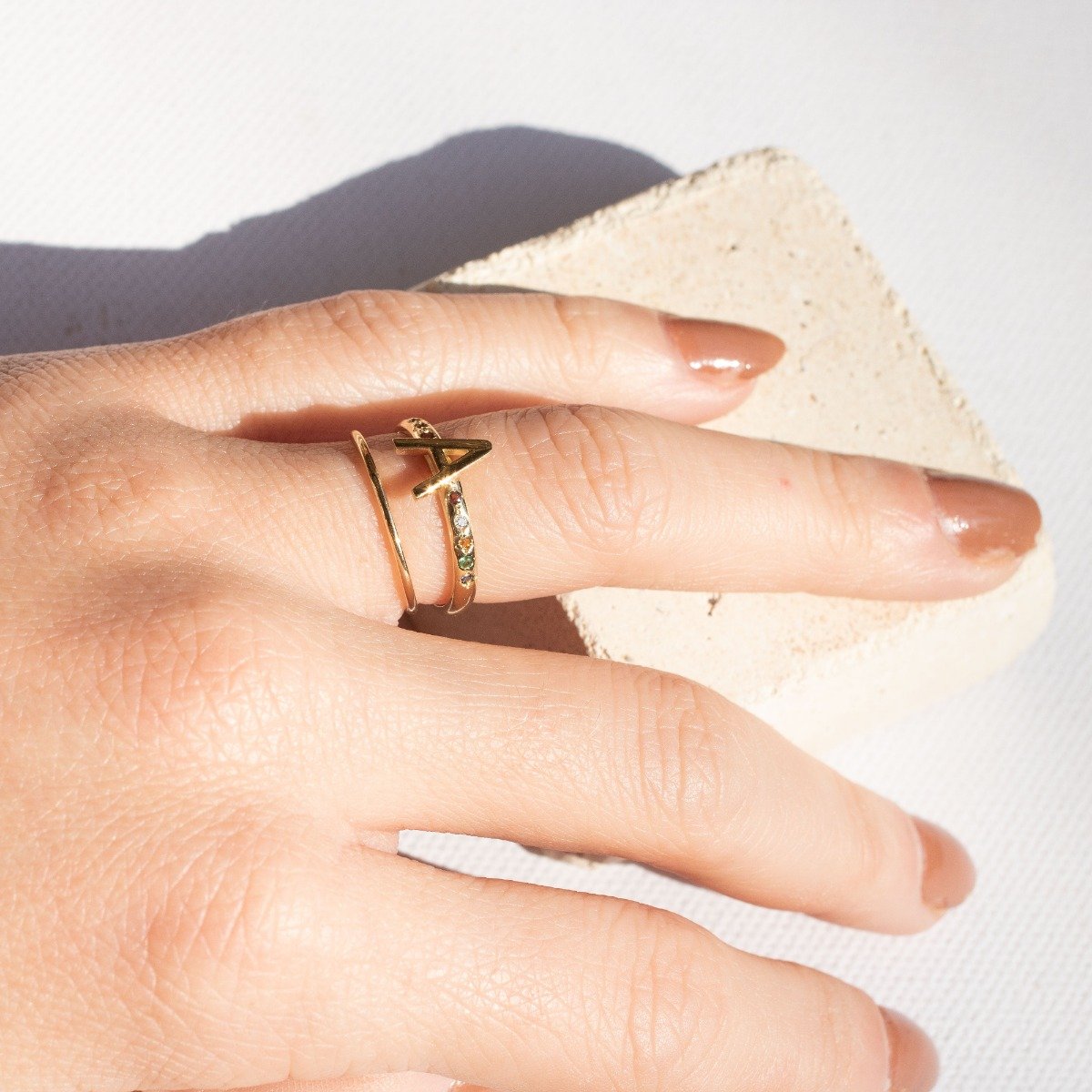Anel Line Ouro 18K