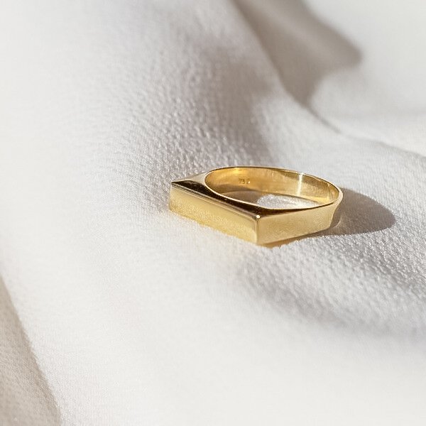 Anel Lines Ouro 18K