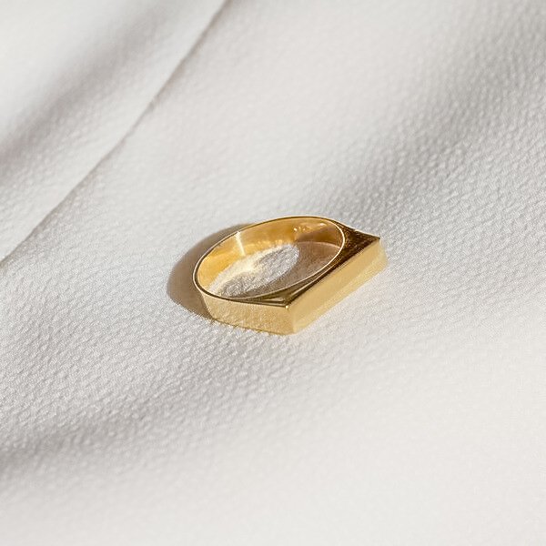 Anel Lines Ouro 18K