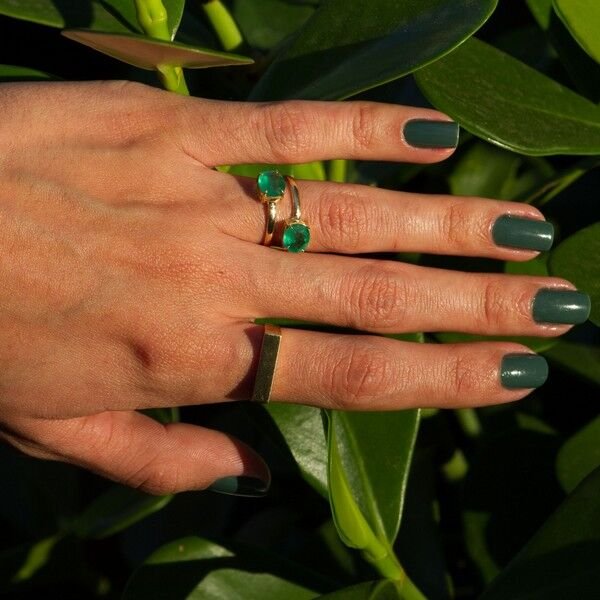 Anel Lines Ouro 18K