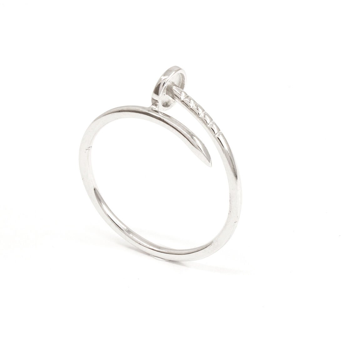Anel Parafuso Ouro Liso 18k 