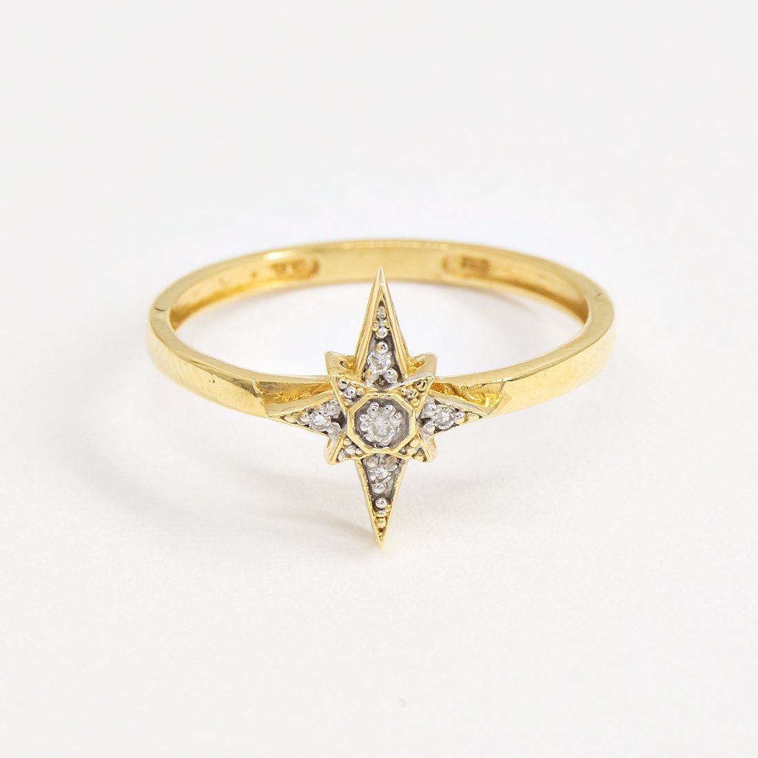 Anel Pont Star Diamantes