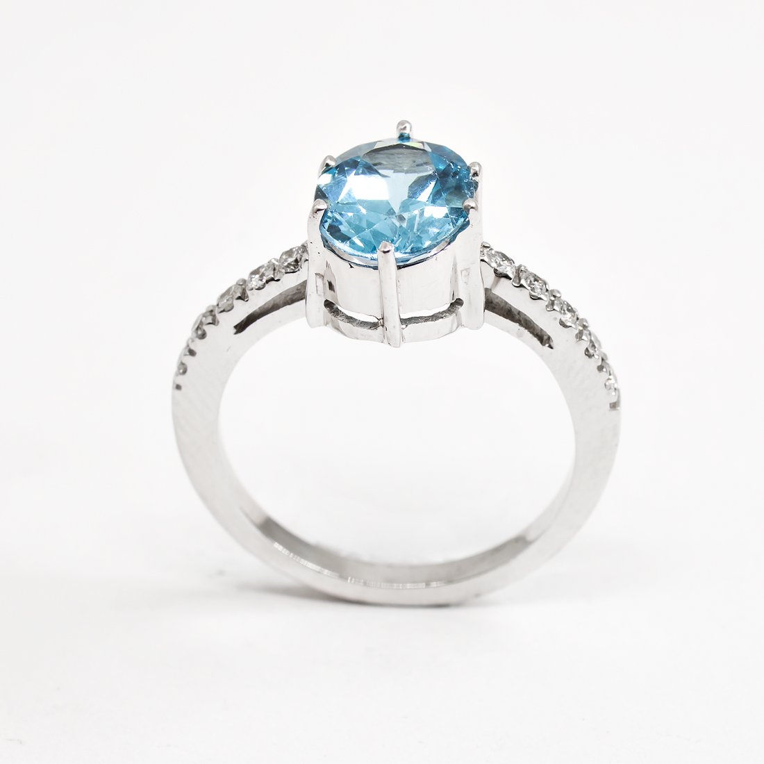 Anel Princess Topázio Suísse Power Diamantes