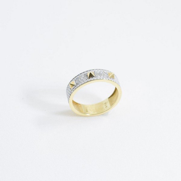 Anel Spike Diamantes