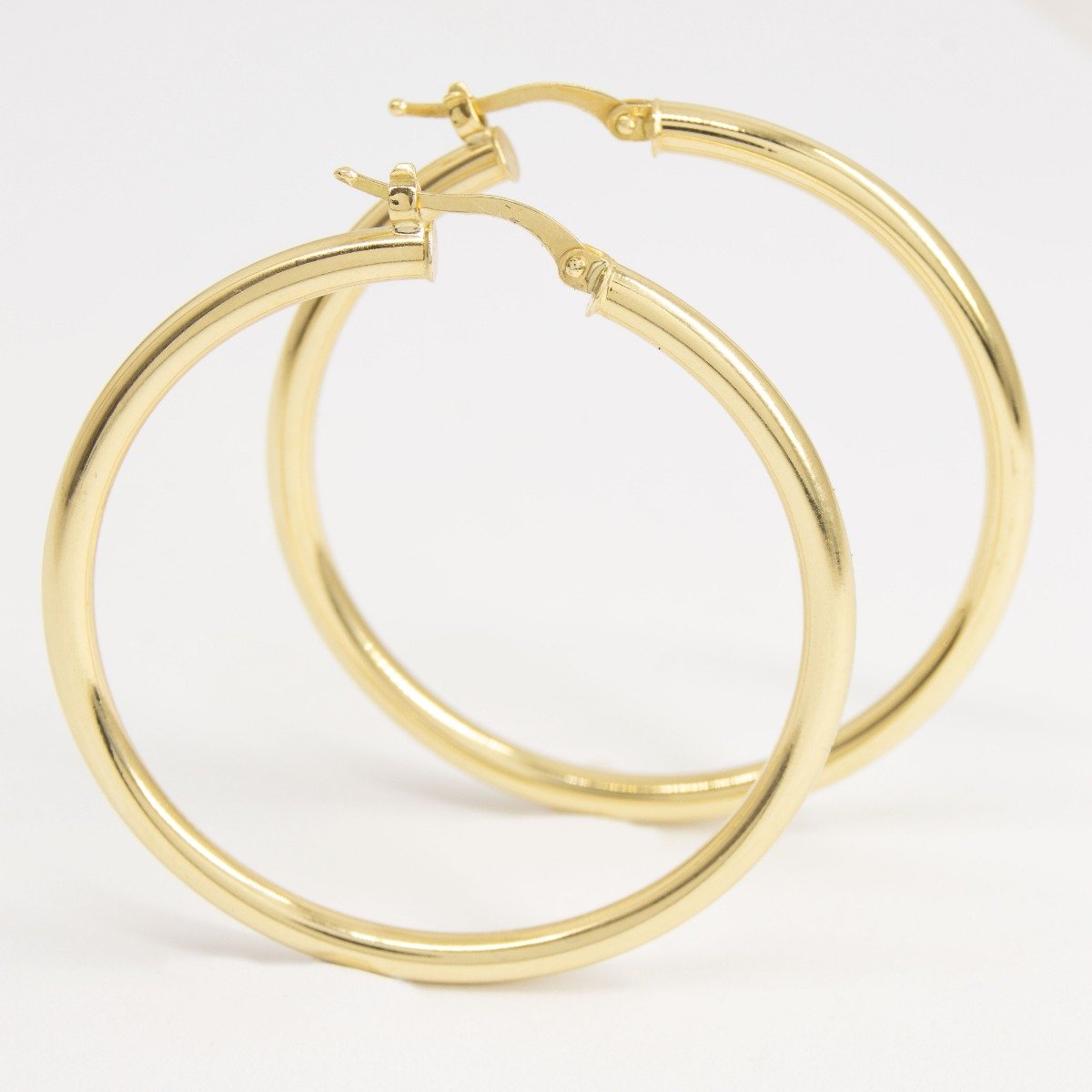 Argola Brigitte Ouro Extra Grande