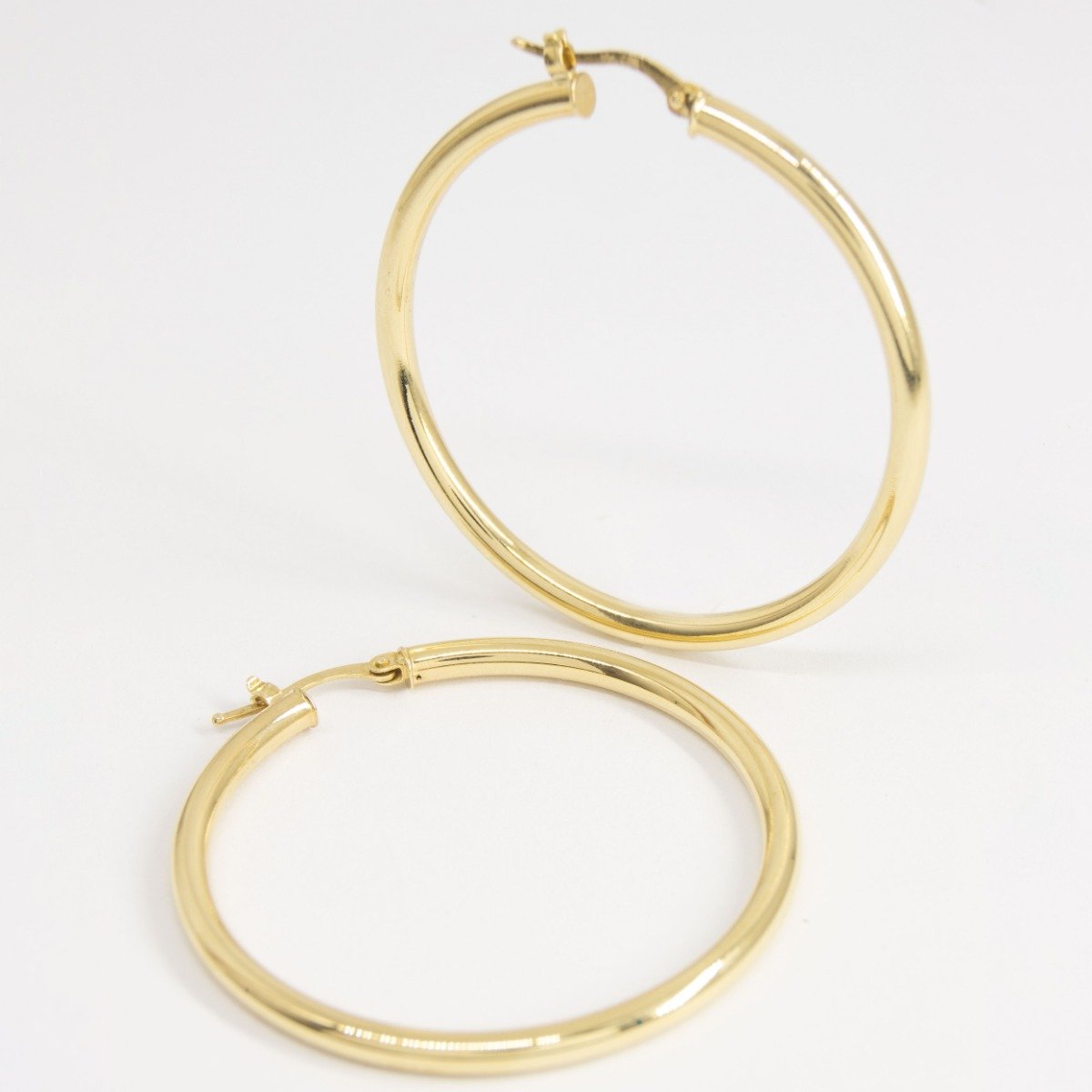 Argola Brigitte Ouro Extra Grande