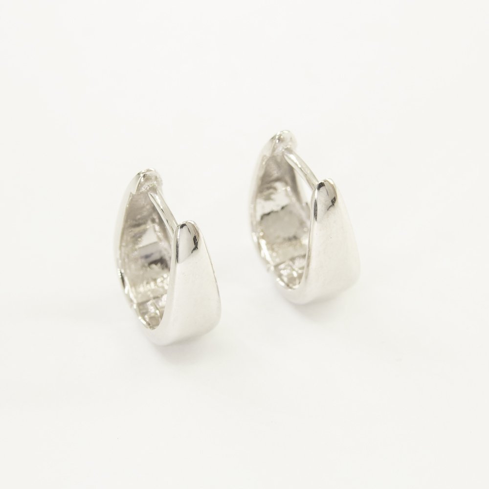 Argola Drop Petit Ouro Liso