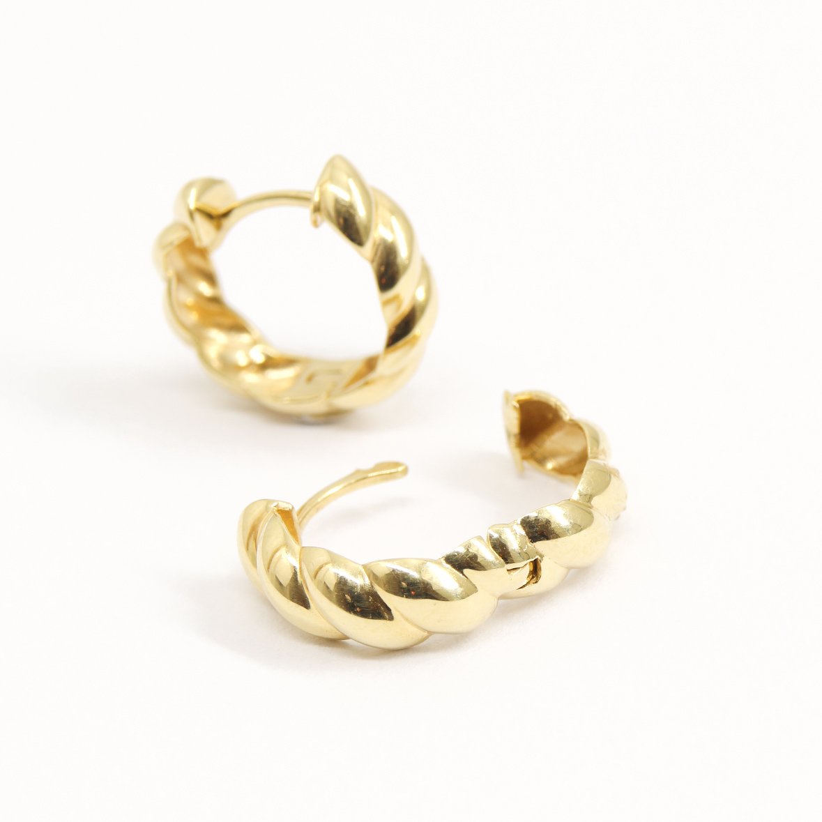 Argola Ouro 18k Maciça Jessica