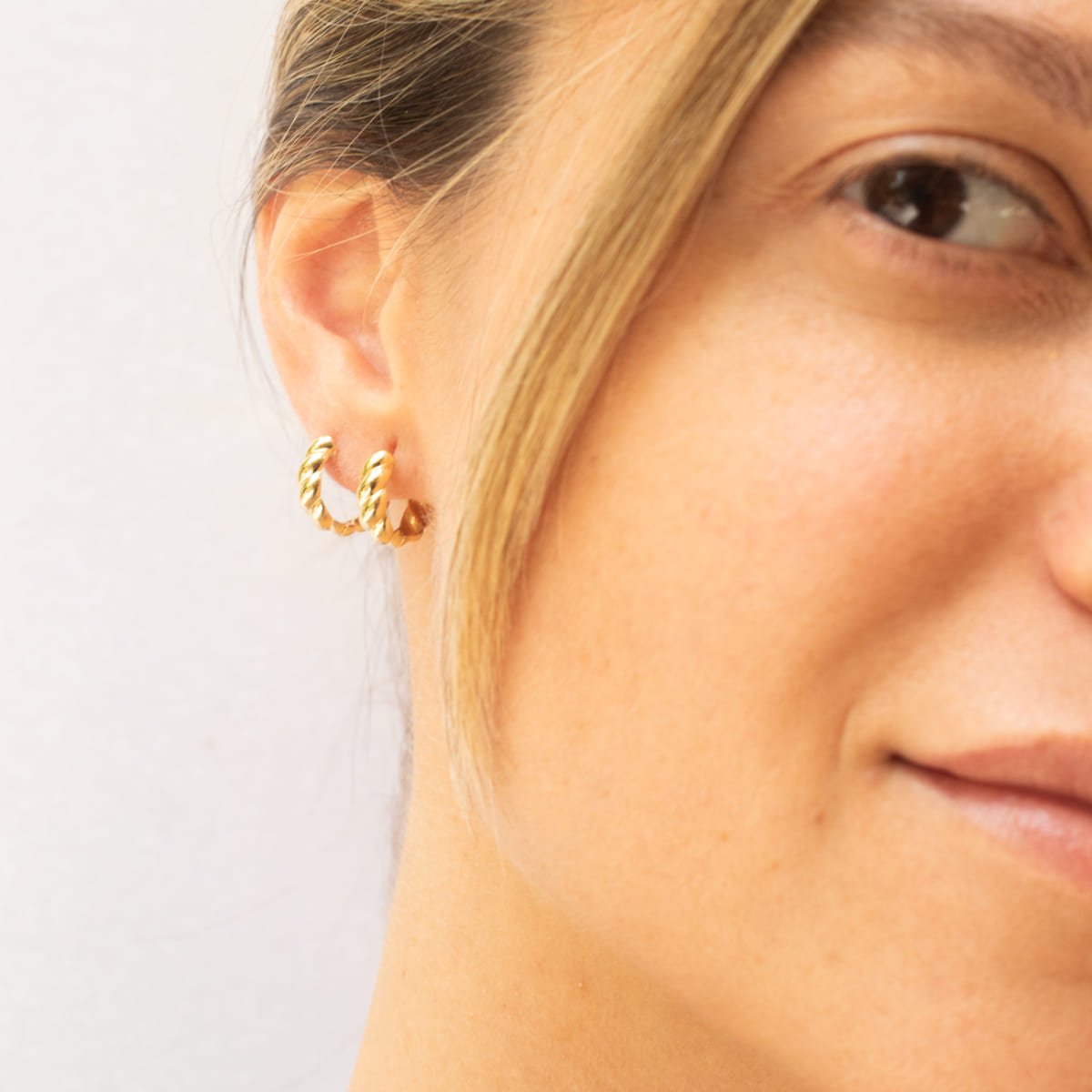 Argola Ouro 18k Maciça Jessica