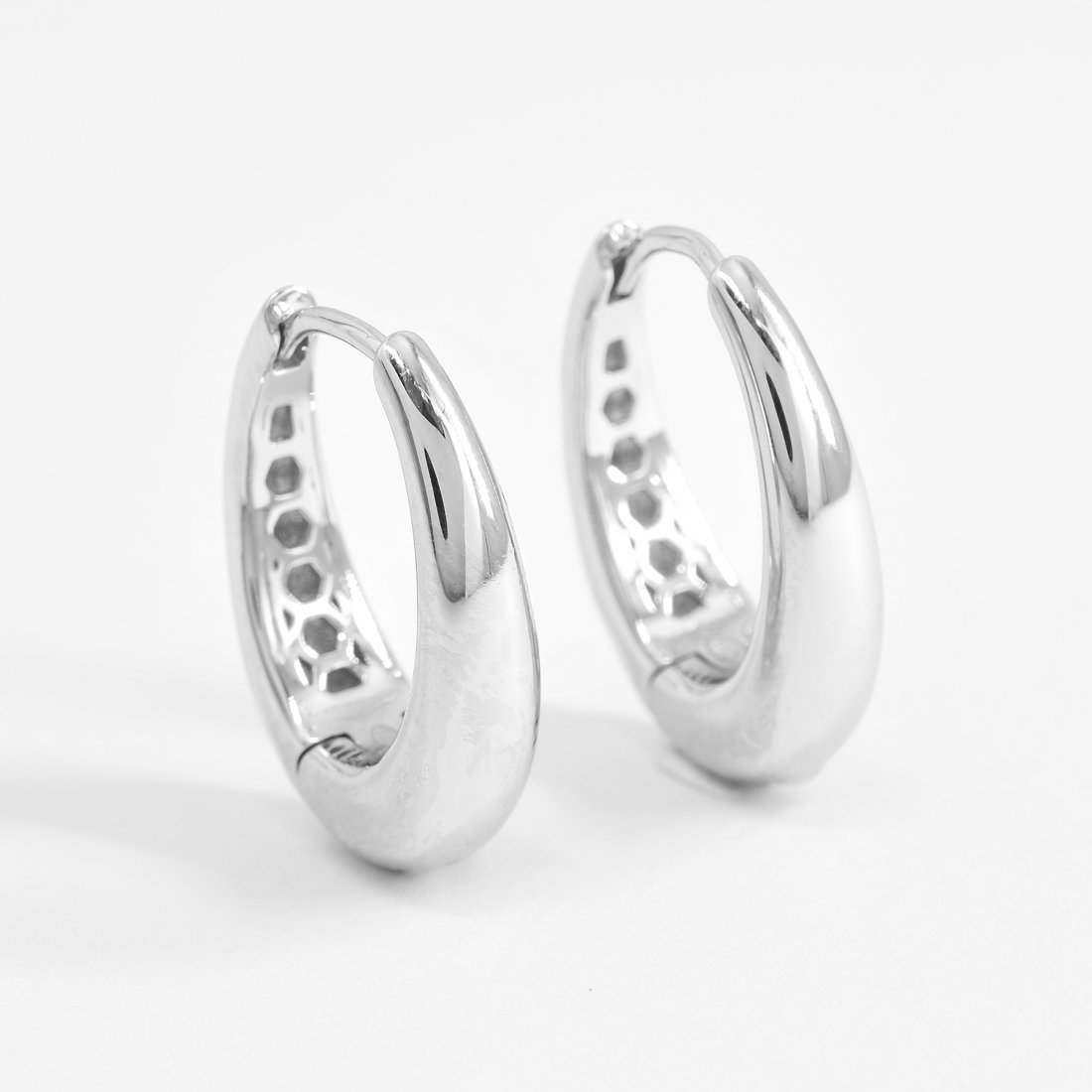 Argola Unity Grande Prata 925