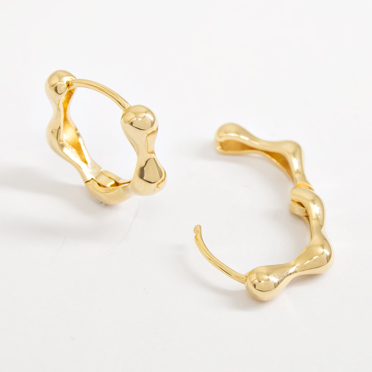 Argola Waves Prata 925