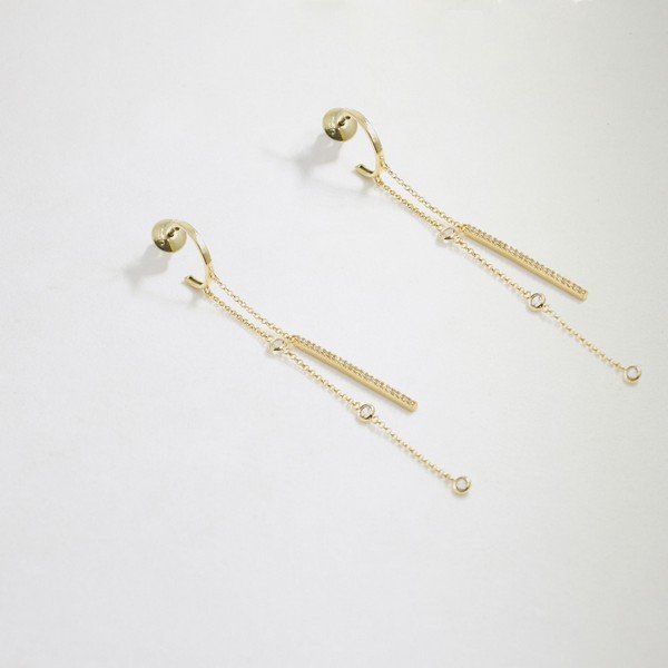 Argolinha Corrente Line Diamantes
