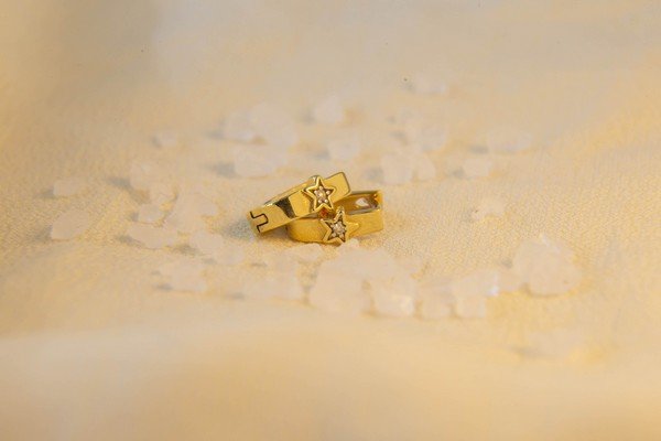Argolinha Estrelinha Diamantes