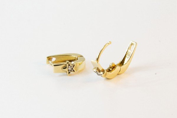 Argolinha Estrelinha Diamantes