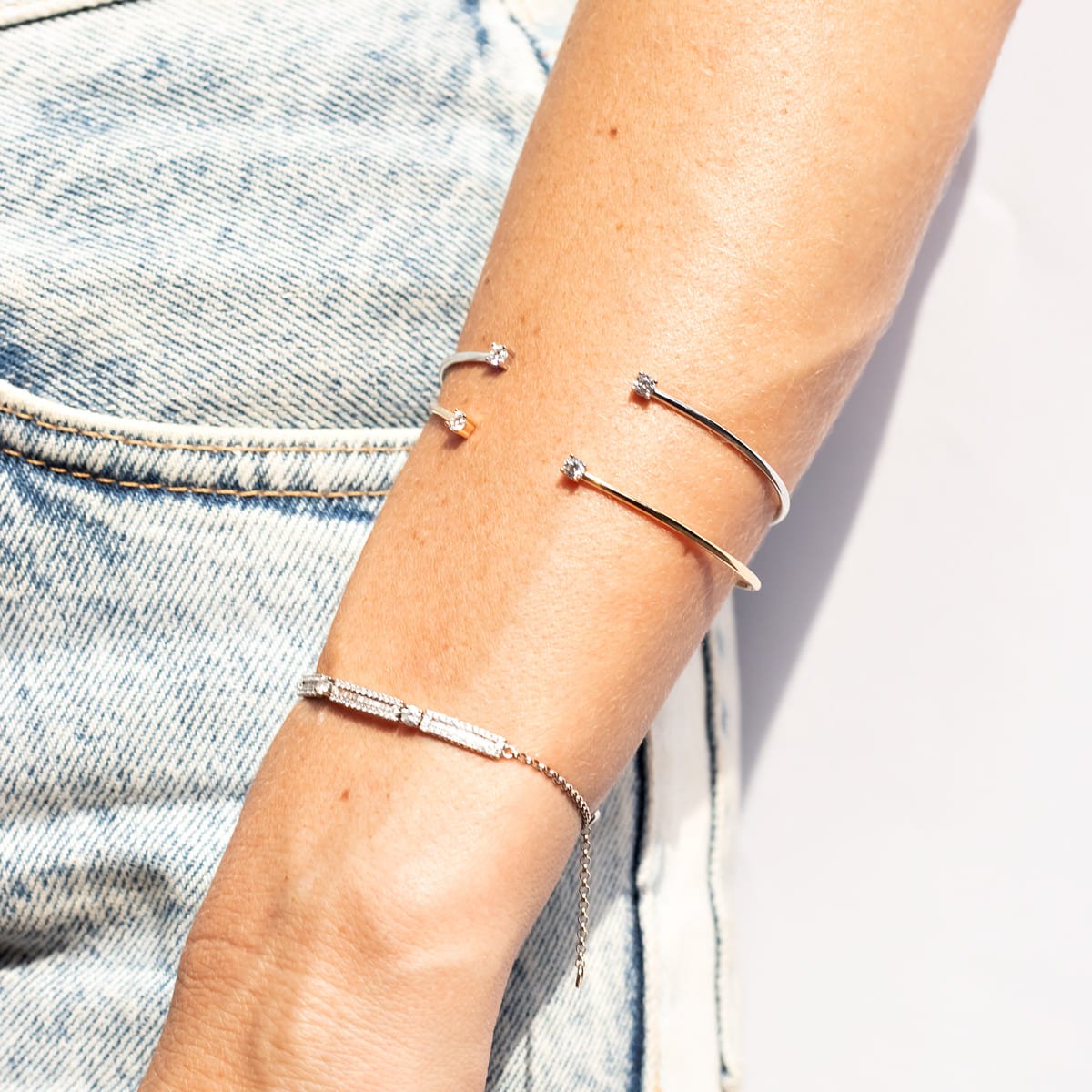 Bracelete Drop Prata 925
