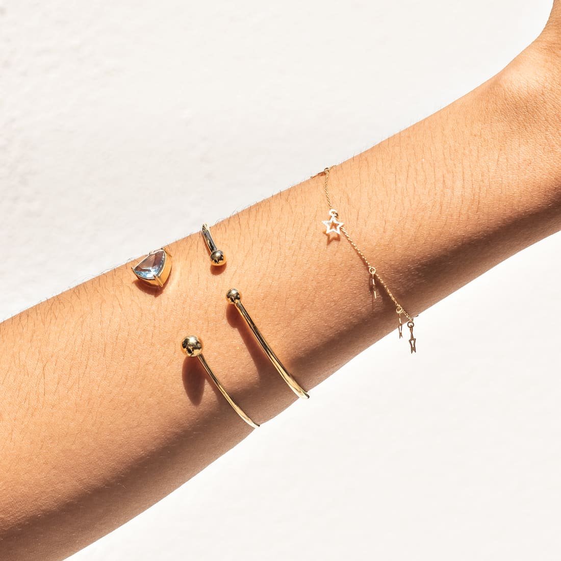 Bracelete Trilhon Topázio Sky