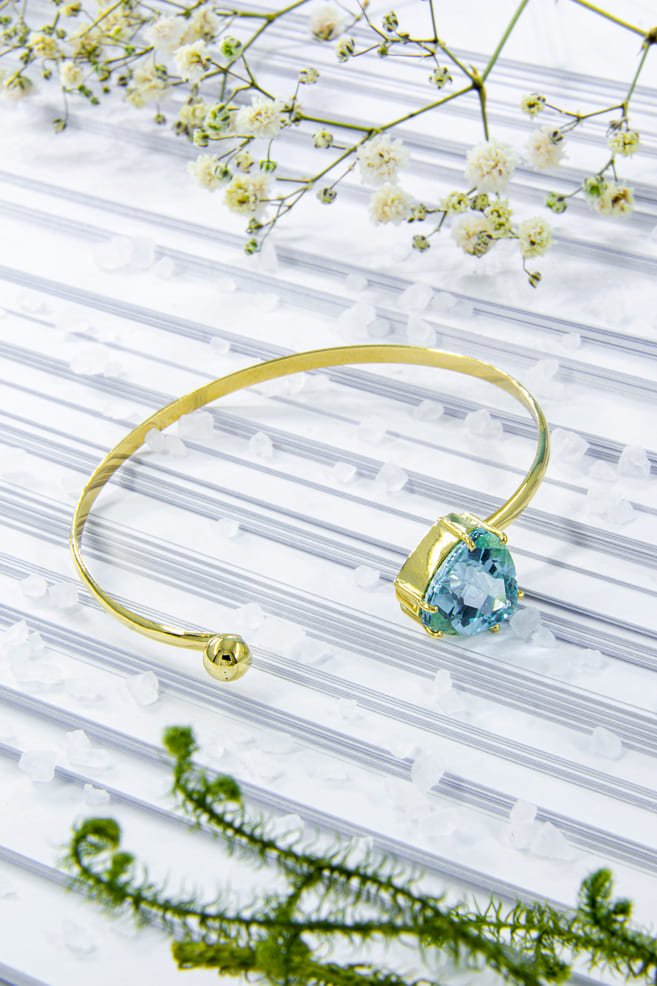 Bracelete Trilhon Topázio Sky