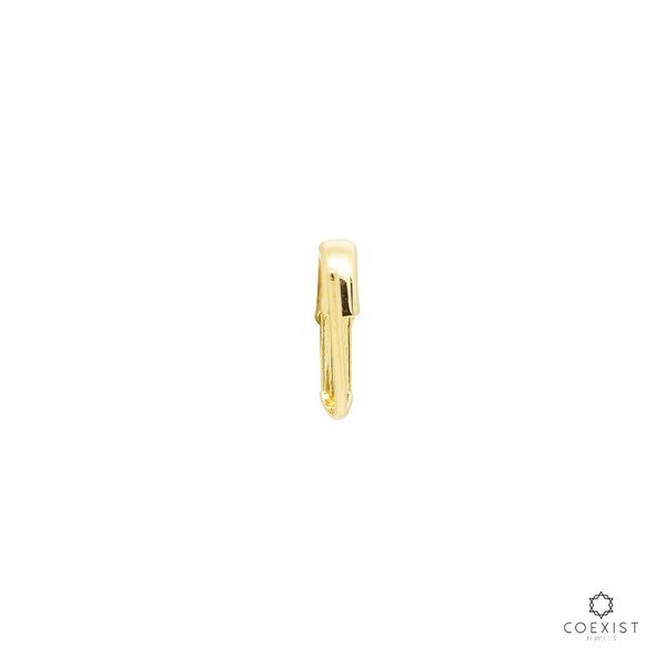 Brinco Alfinete Pequeno Liso Prata 925 (peça unitária)