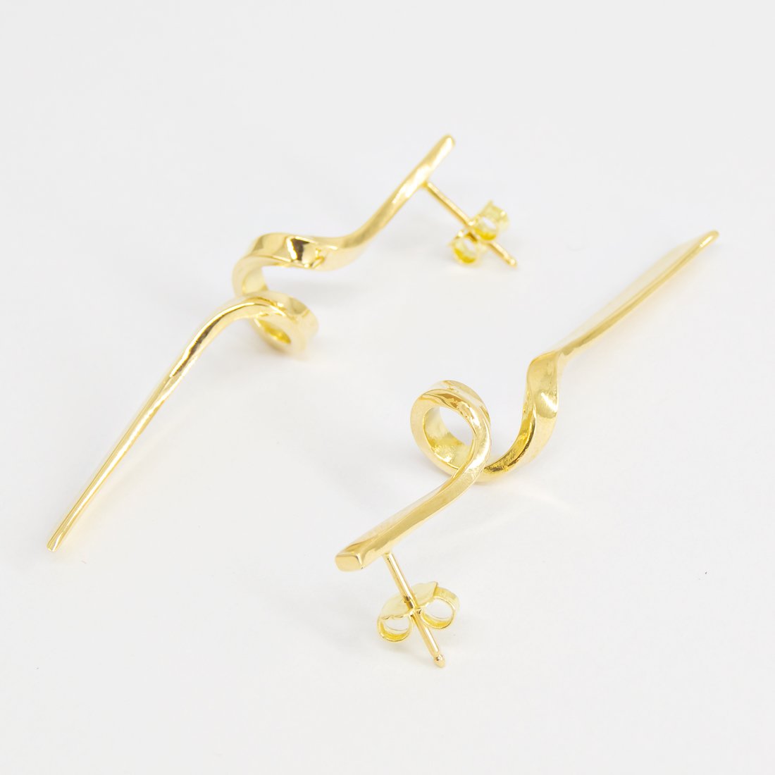 Brinco Confete Ouro Liso