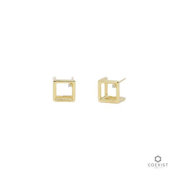 Brinco Cubo Diamante