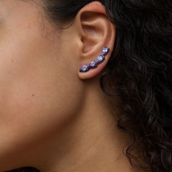 Brinco Earcuff Tanzanitas
