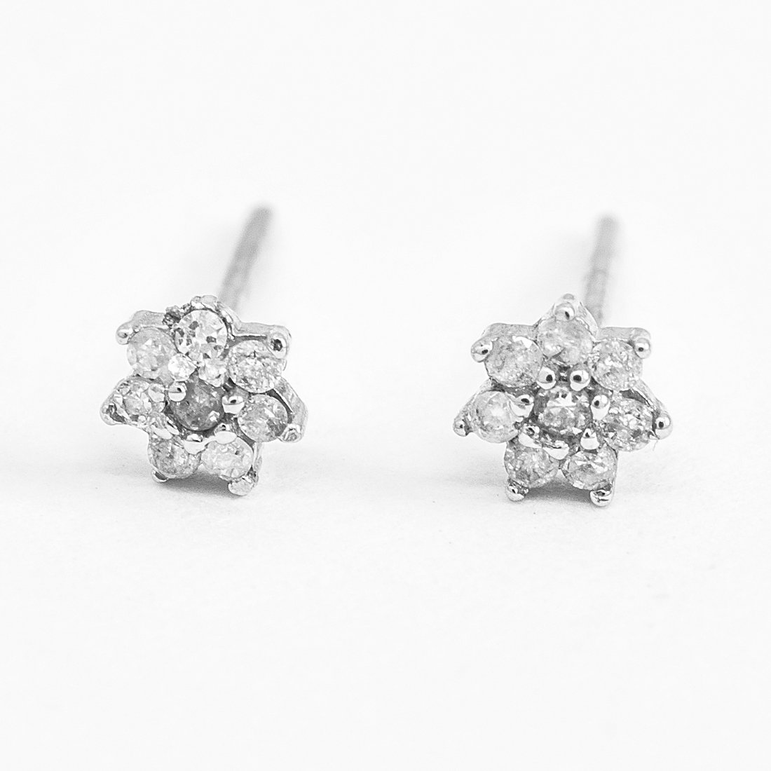 Brinco Florzinha Diamantes