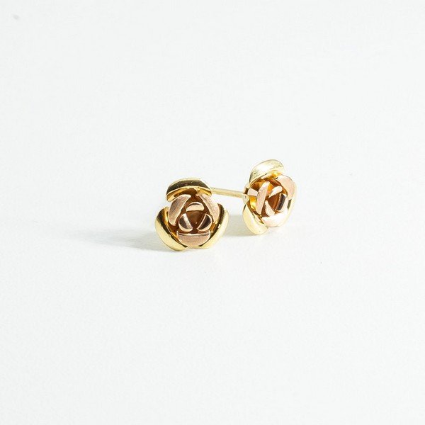 Brinco Florzinha Fleur Ouro 18K