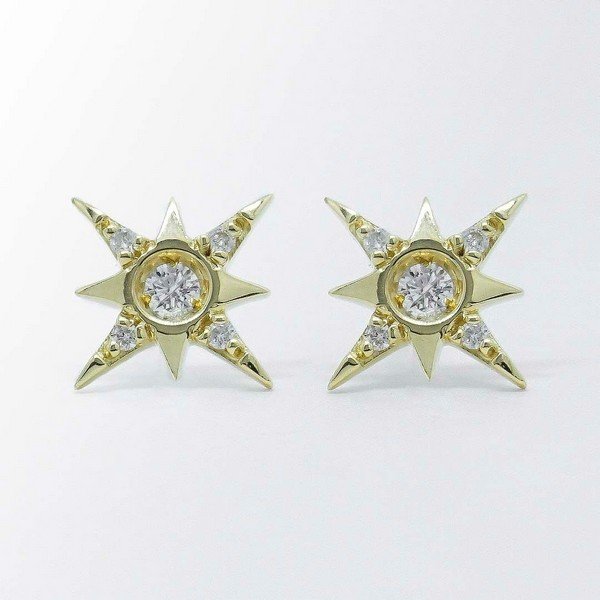 Brinco Lucky Star Diamantes