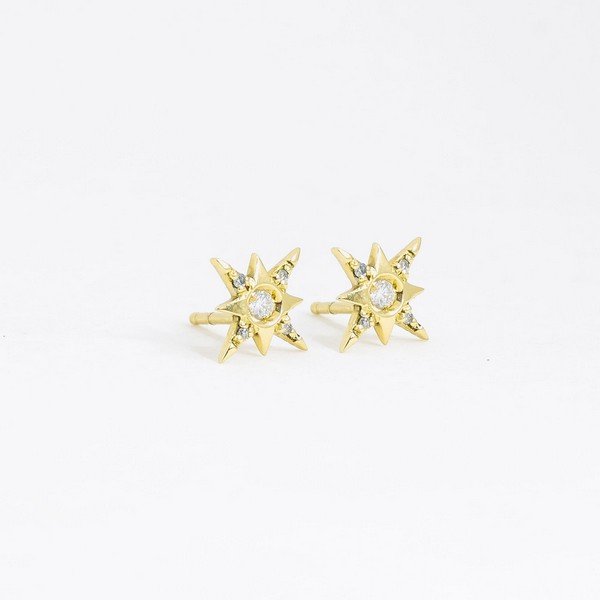 Brinco Lucky Star Diamantes