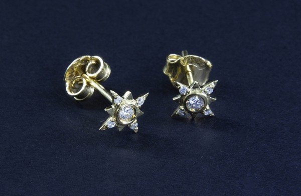 Brinco Lucky Star Diamantes