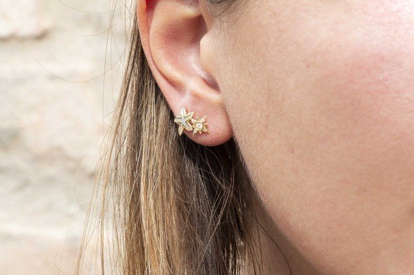 Brinco Lucky Star Diamantes