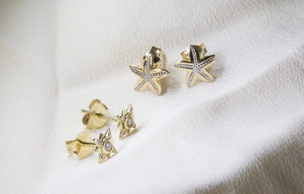 Brinco Lucky Star Diamantes