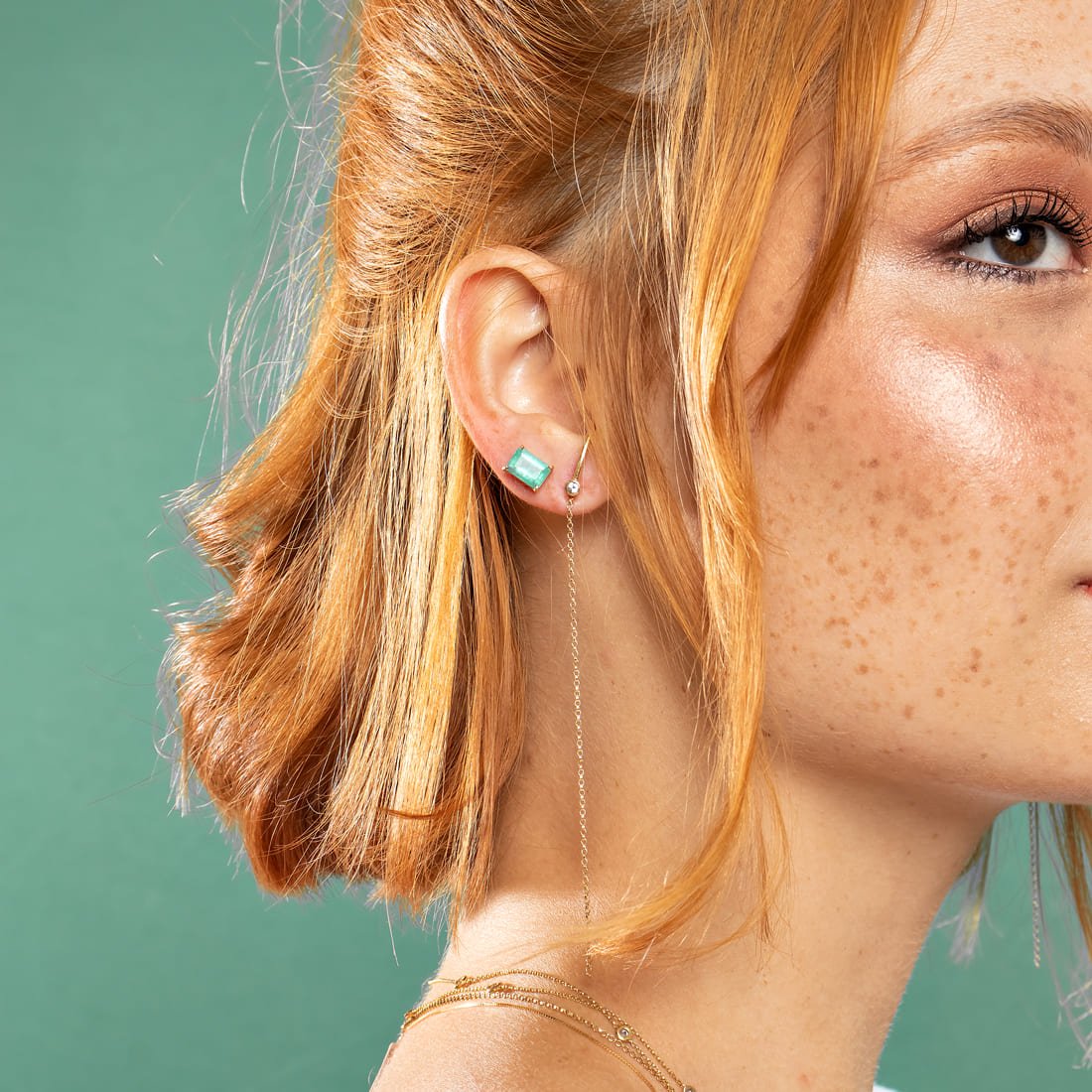 Brinco Minimal Diamantes