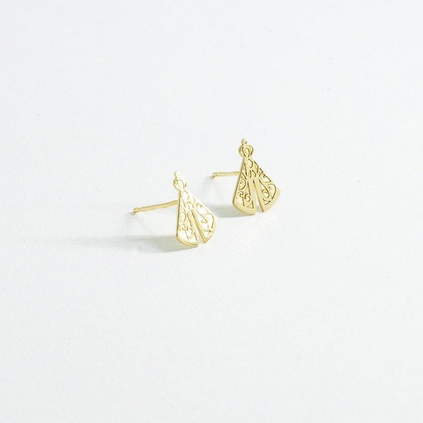 Brinco Nossa Senhora Aparecida Ouro 18K